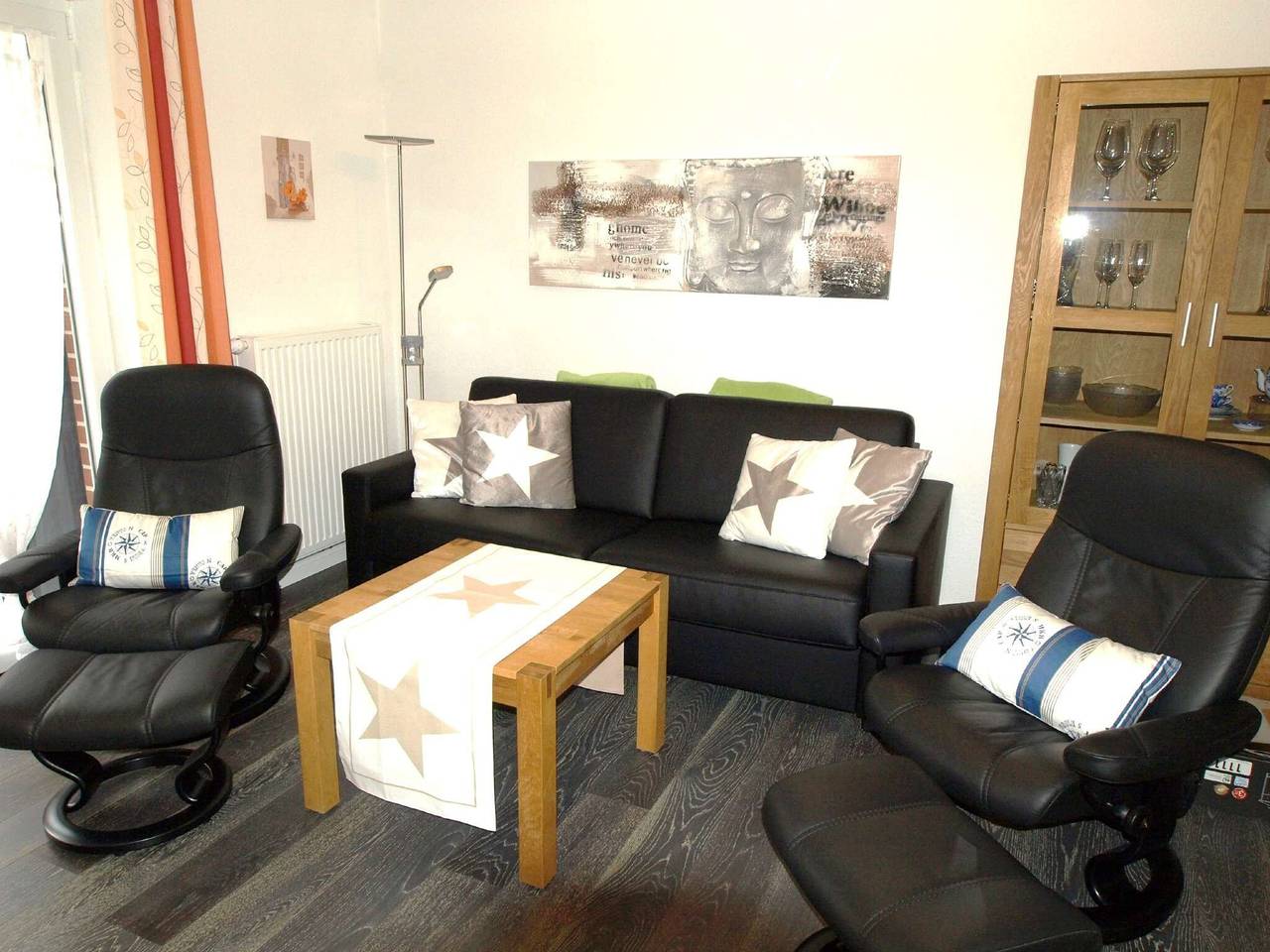 Geheel appartement, Frisiastraat – comfortabele vakantiewoning dicht bij het strand in Norddeich, Norden en omgeving