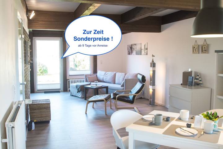Ferienhaus für 4 Personen, mit Garten und Terrasse an der Kieler Bucht