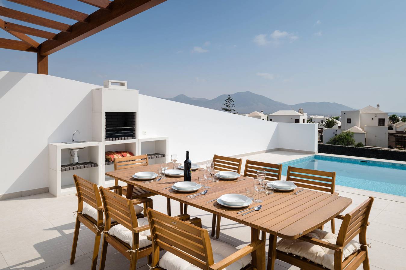 Villa for 10 personer med terrasse in Playa Blanca, Yaiza