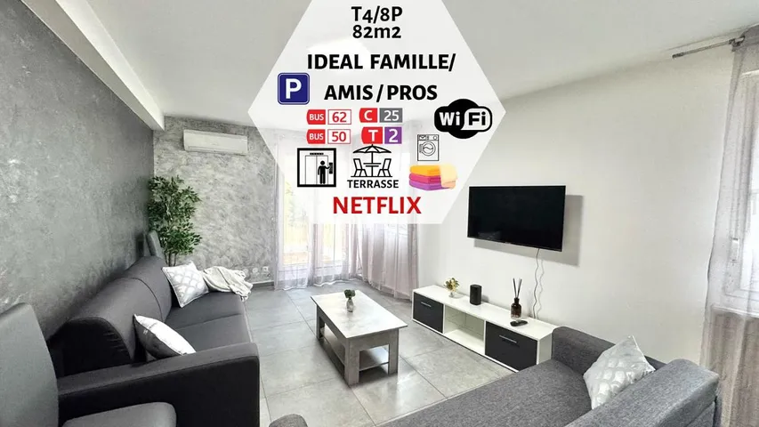 Apartamento de vacaciones para 8 personas, con terraza - 1