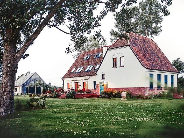 Dom wakacyjny dla 15 osób, z widok i taras oraz sauna i ogród w Grunwald