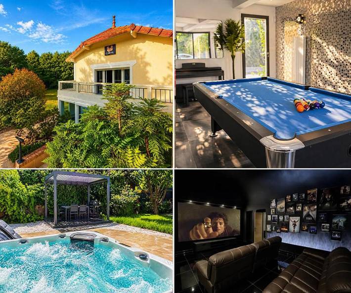 Location de vacances pour 8 personnes, avec sauna ainsi que jacuzzi et jardin à Triel-sur-Seine