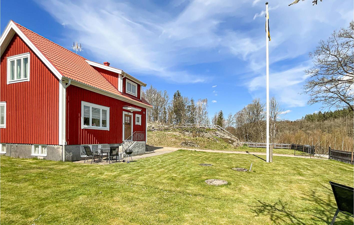 Hus för 7 Personer, med terass och trädgård