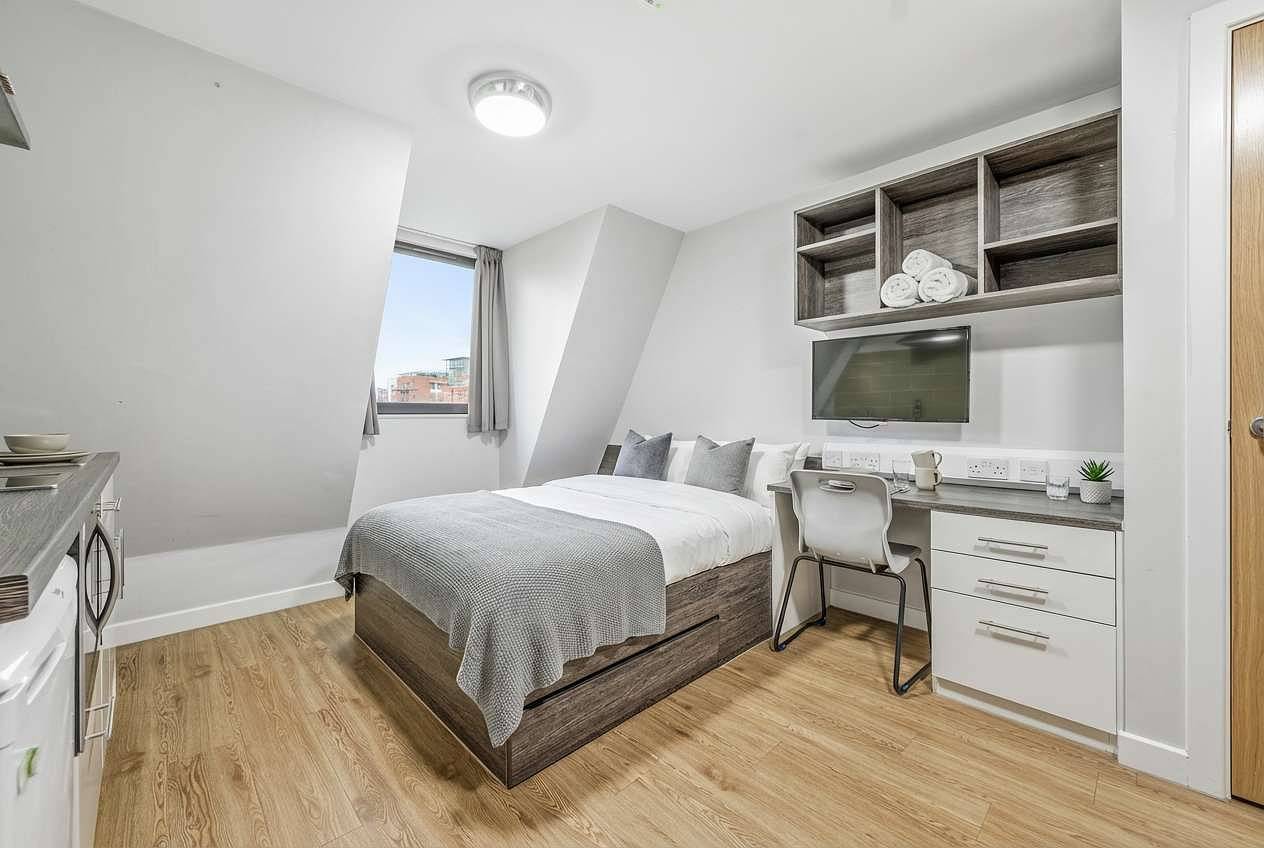 Ganzes Studio, Budget Double Studio in Central Nottingham w Gym in Nottingham, Östliches Mittelengland