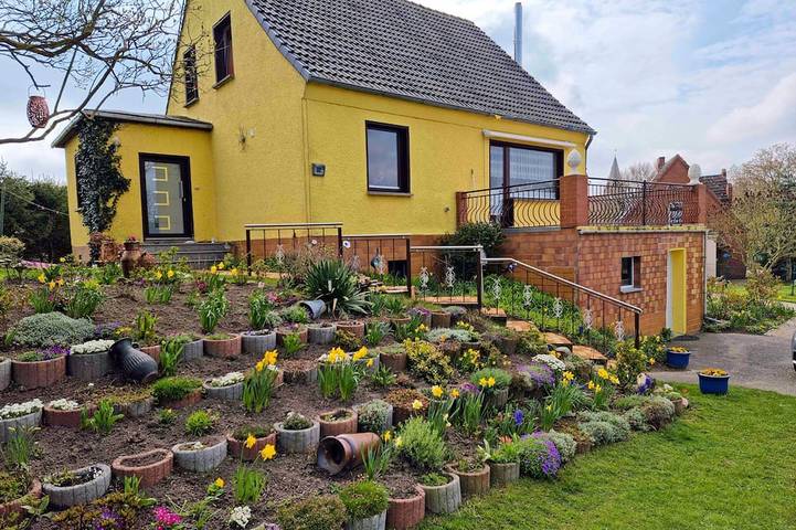 Ferienwohnung für 4 Personen, mit Terrasse und Garten in Kenz-Küstrow