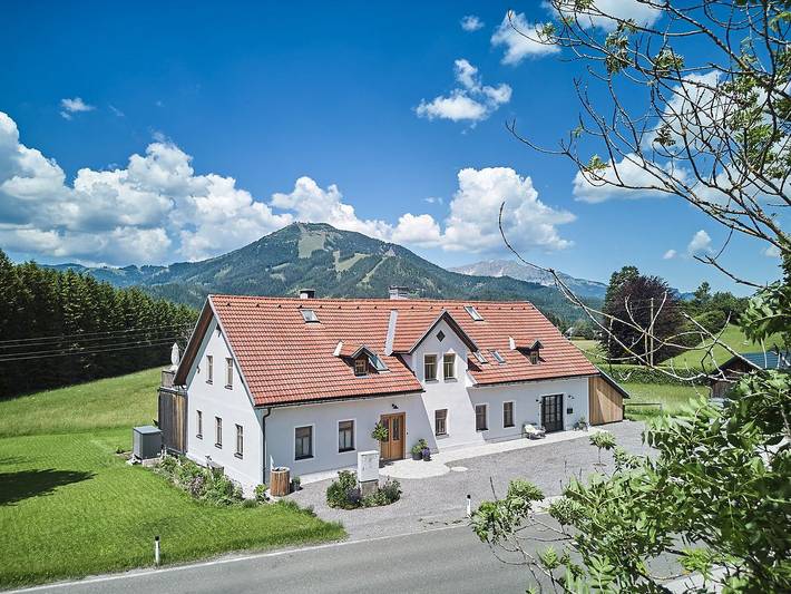 Ferienwohnung für 5 Personen, mit Balkon/Terrasse und Terrasse in Hochsteiermark