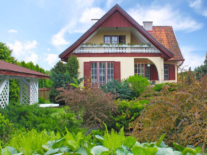 Dom dla 6 osób, z Balkon i Taras oraz Ogród w Ogonki