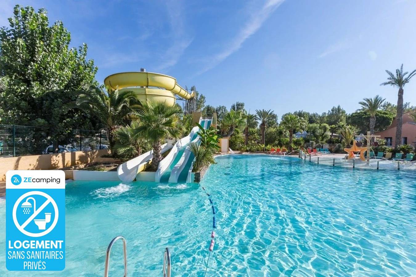 Zecamping 4* espace aquatique pet friendly club enfant locatif 5 pers in Sérignan, Mittelmeerküste (Frankreich)