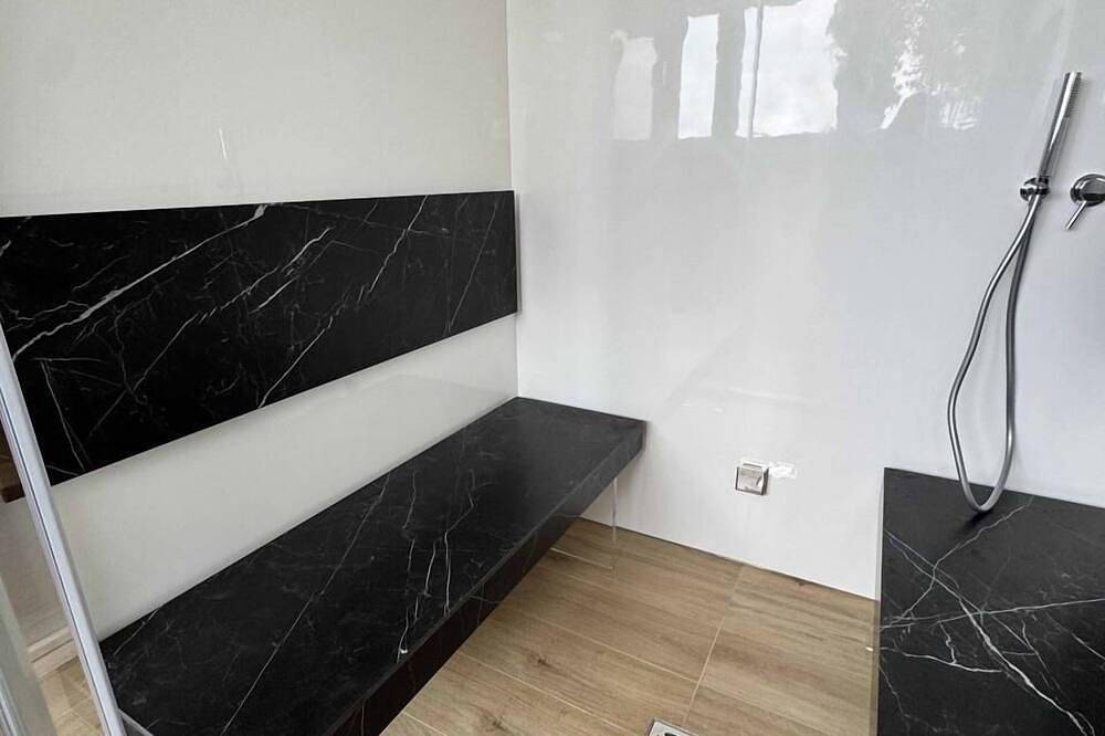 Feriendorf Le Palme Mobilehome Lodge Maxi für 5 Personen in Lazise, Gardasee-Berge