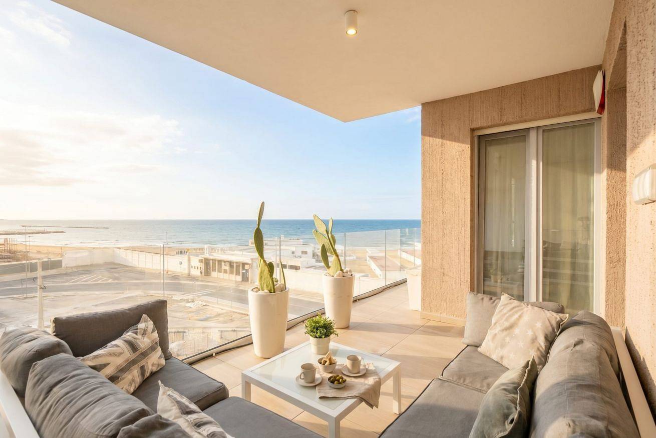 Ganze Wohnung, Ferienwohnung für 6 Personen mit Balkon/Terrasse in Bari, Bari Provinz