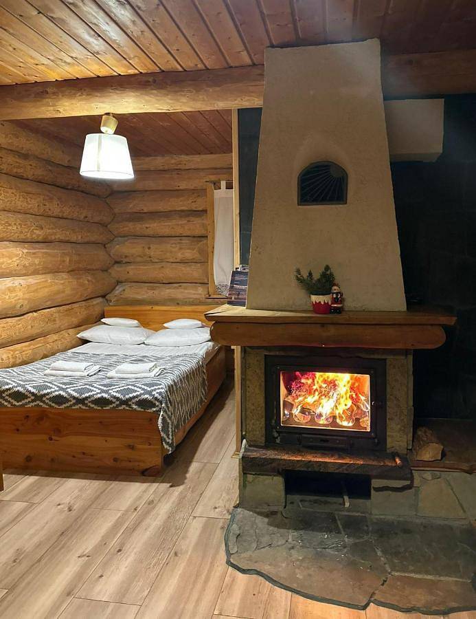 Domek letniskowy dla 4 osób, z widok i ogród oraz sauna w Bieszczady