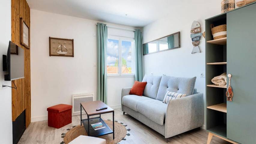 Location de vacances pour 3 personnes, avec terrasse à La Tranche-sur-Mer