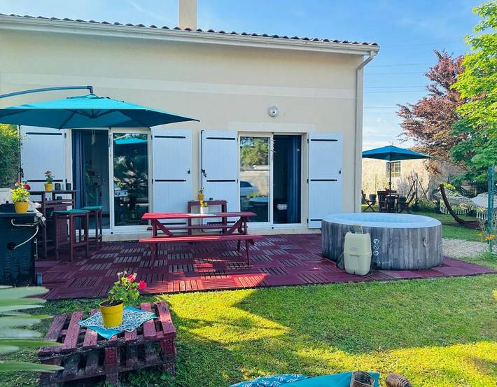 Location de vacances pour 6 personnes, avec jardin et jacuzzi à Léognan - 4
