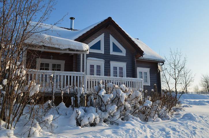 Chalet pour 10 personnes, avec sauna