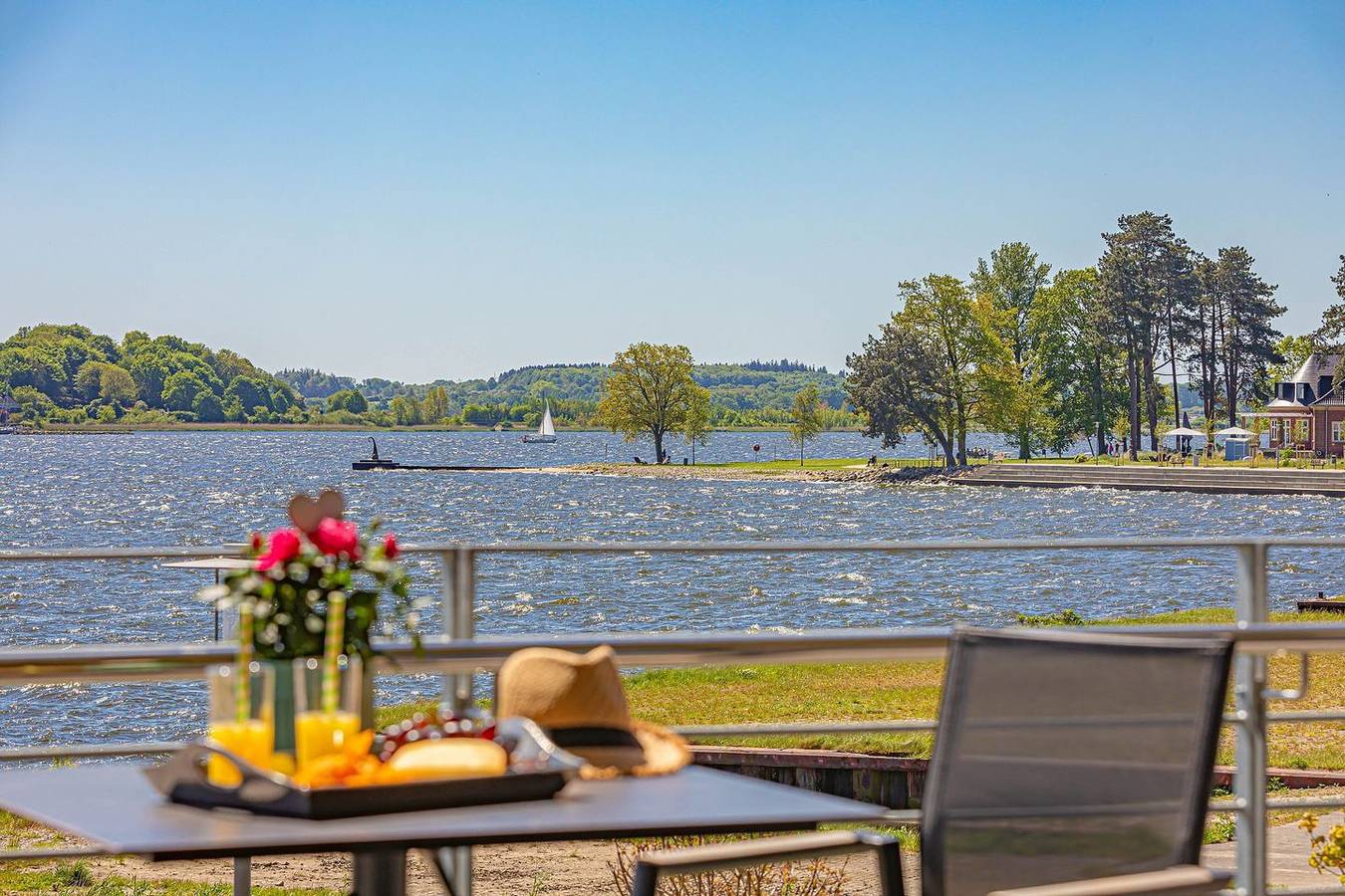 Apartamento entero, Schlei-Koje 4  - Fußbodenheizung, Dusche, Balkon, Gartenmöbel, Parkplatz in Schleswig (ciudad), Schleswig & Surroundings