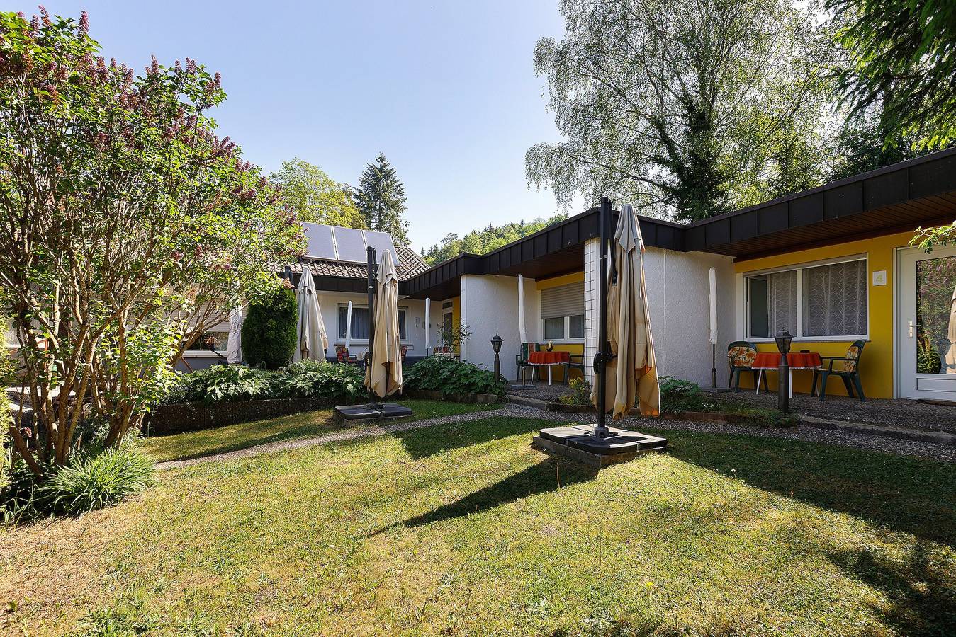 Ganze Wohnung, Ferienwohnung 5 mit Aussensitzplatz nahe Solemar Therme - inklusive Dreiweltencard in Bad Dürrheim, Mittlerer Schwarzwald