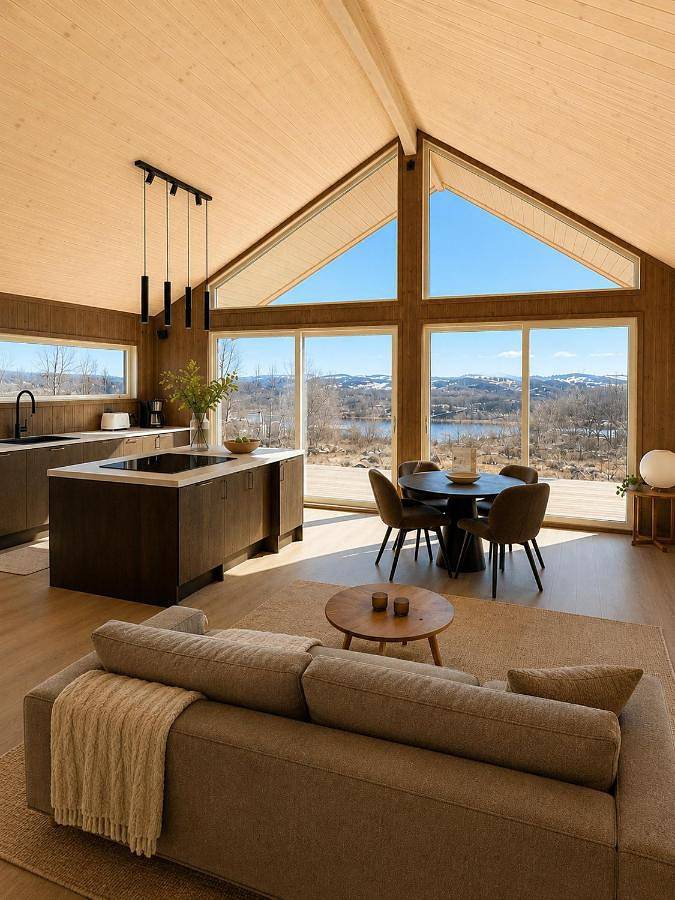 Chalet für 4 Personen, mit Sauna und Whirlpool sowie Garten in Finnmark