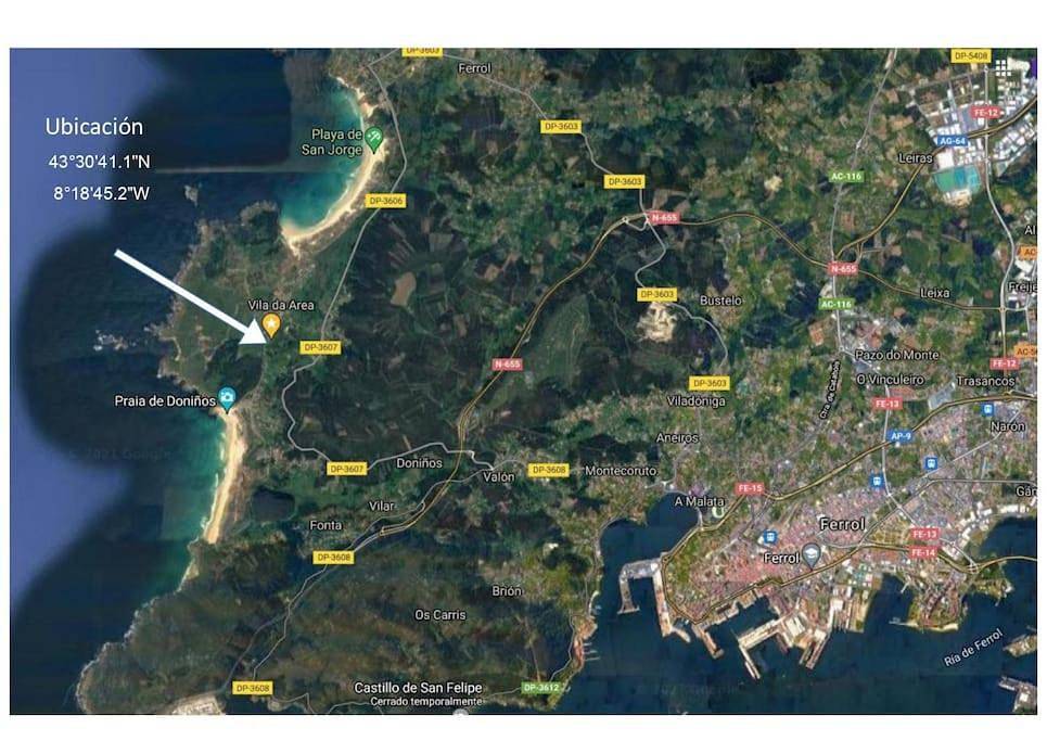Casa Arealba Casa con piscina muy cerca de las playas de San Xurxo y Doniños in Ferrol, Costa de Galicia