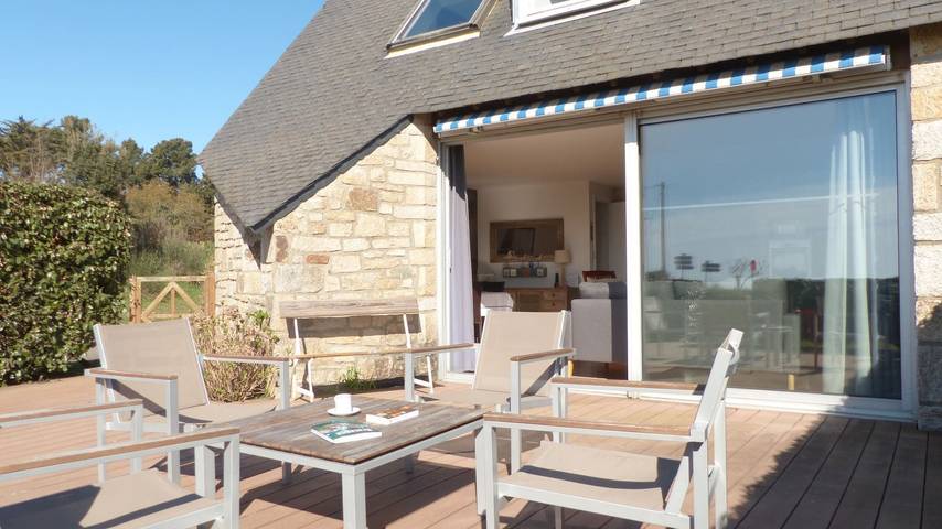 Maison de vacances pour 6 personnes, avec Balcon ainsi que Terrasse et Jardin à Saint-Philibert