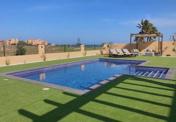 Chalet para 8 personas, con jardín y vistas al lago además de piscina y vistas en Fuerteventura - 3