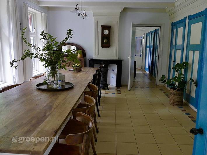 Agriturismo voor 12 personen, met balkon/terras en terras in Friesland