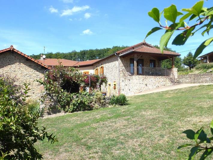 Gîte pour 6 personnes, avec Balcon ainsi que Terrasse et Jardin