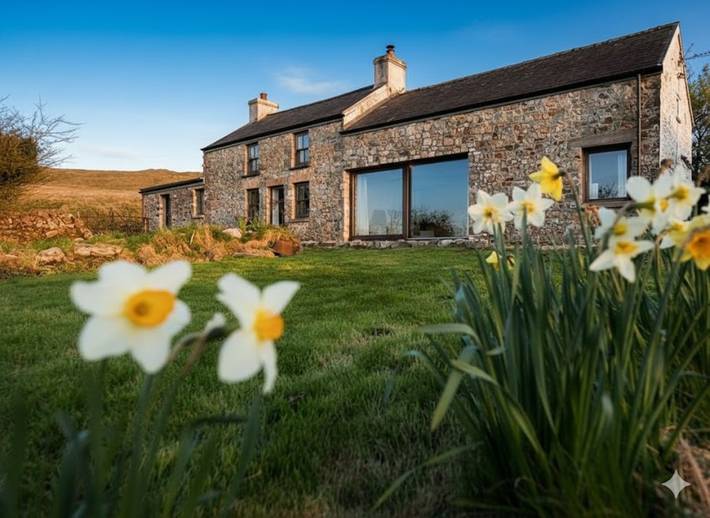 Holiday letting for 4 people, with garden, child-friendly in Brecon Beacons