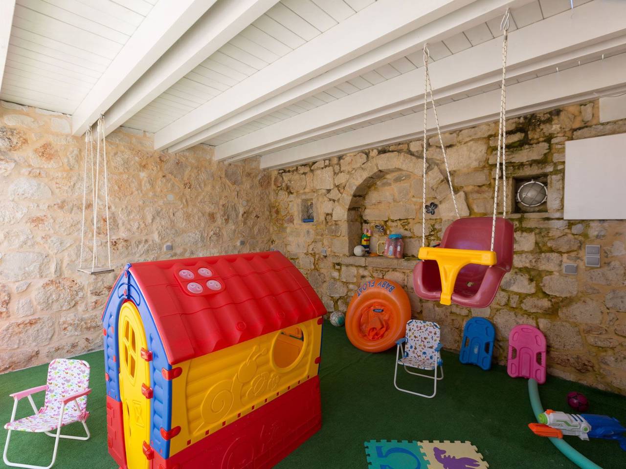 Villa "Kampos" mit eigenem Pool in Rethymno und Umgebung