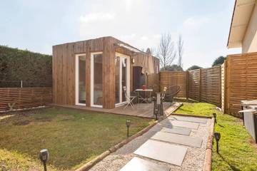 Maison de campagne pour 2 personnes, avec terrasse et jardin à Hostens