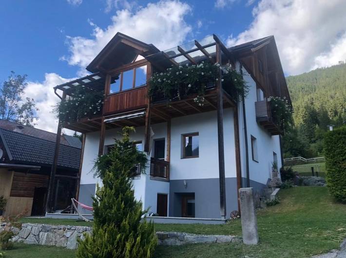 Vakantieappartement voor 2 personen, met uitzicht en tuin in Weissensee