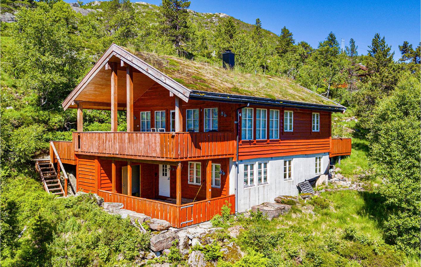 Ferienhaus für 16 Personen mit Terrasse in Sognefjord