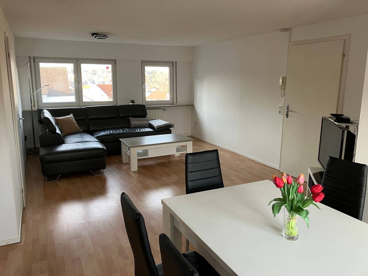 Ganze Wohnung, 20 km Fernsicht, 3 Zimmer Wohnung mit Klimaanlage in Freiberg am Neckar, Landkreis Ludwigsburg