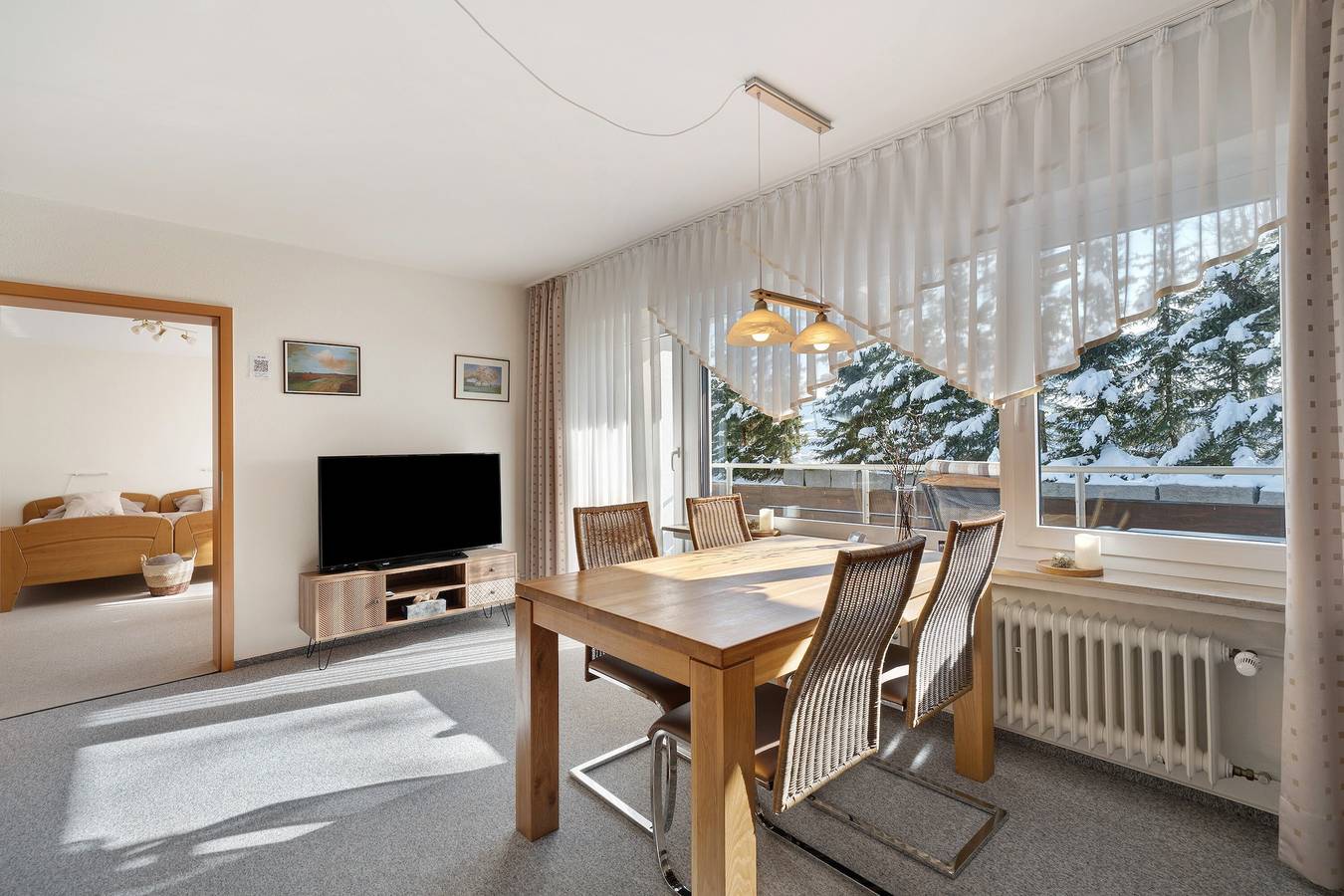 Ganze Wohnung, 2-Zimmer Ferienwohnung, mit Sonnenterrasse in Schönwald, Südschwarzwald