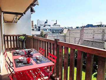 Gîte pour 4 personnes, avec balcon dans Casino de Deauville