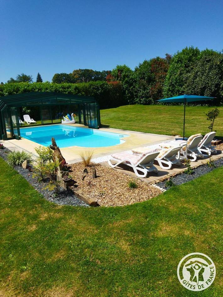 Gîte für 5 Personen, mit Garten und Ausblick sowie Pool, mit Haustier - 1