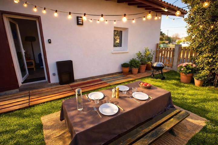 Apartamento de vacaciones para 4 personas, con terraza y jardín - 1
