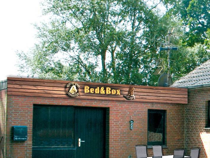 Ferienwohnung für 2 Personen, mit Terrasse und Garten sowie Ausblick in Bunde