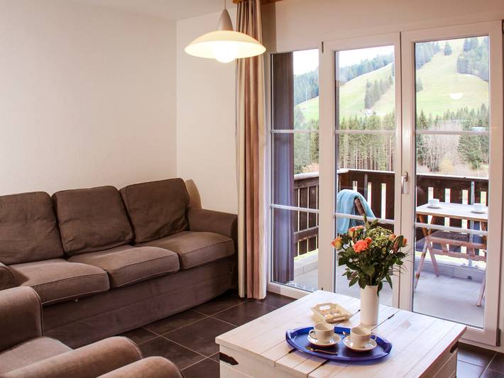 Ferienwohnung für 4 Personen, mit Balkon und Ausblick in Kanton Freiburg - 4