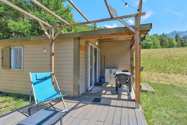 Cottage „Morgon“ mit Bergblick, Wlan und Klimaanlage in Crots, Nationalpark Écrins
