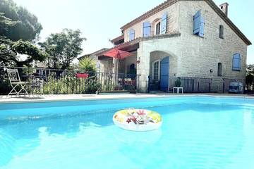 Gîte pour 6 personnes, avec jardin à Thézan-lès-Béziers