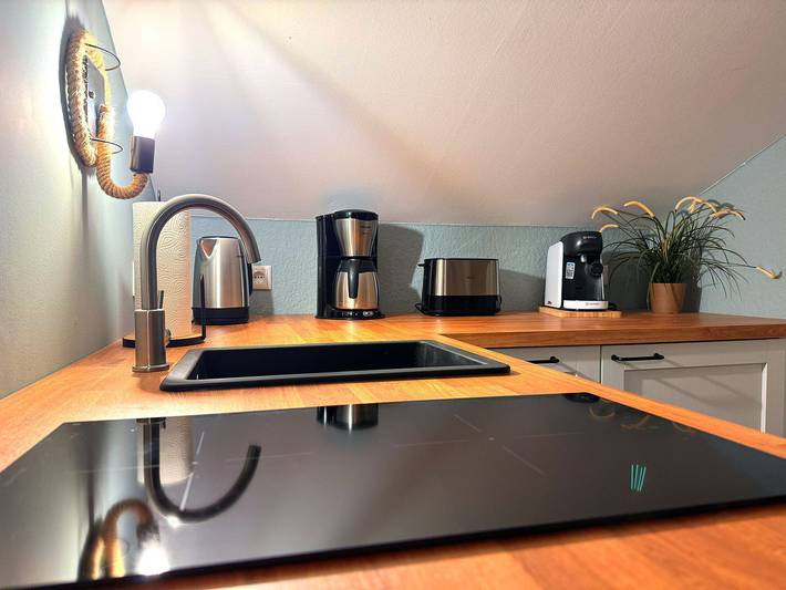 Ganze Wohnung, Villa Mila Fewo Og mit Sauna, 2 Zimmern und kostenlosem Parkplatz in Hafen Büsum, Büsum