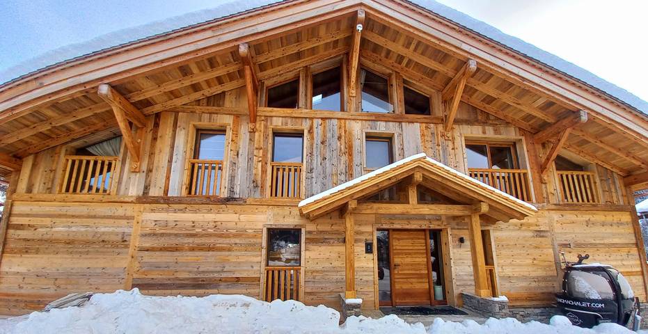Vakantiewoning voor 17 personen, with tuin and whirlpool as well as sauna, met huisdier in La Clusaz