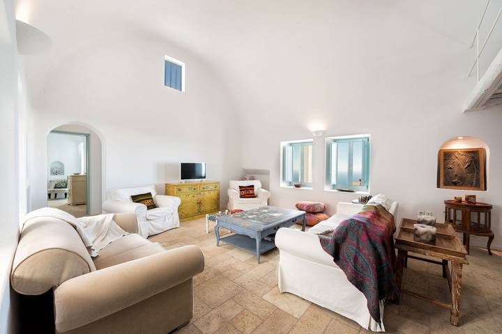 Ferienhaus für 8 Personen, mit Pool und Garten sowie Meerblick, mit Haustier auf Santorin - 2