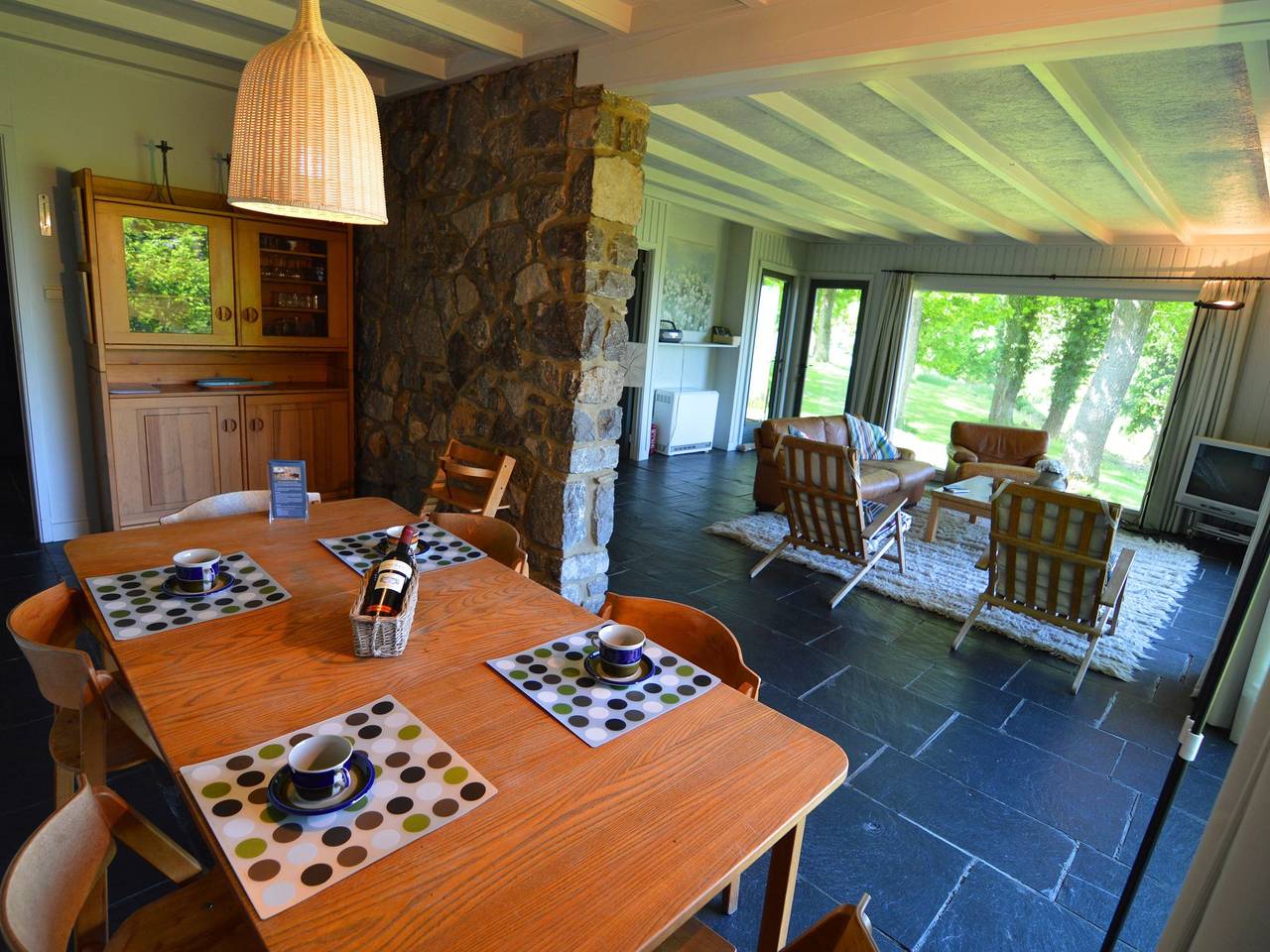 Modern chalet met uitzicht in Humain, Marche-en-Famenne