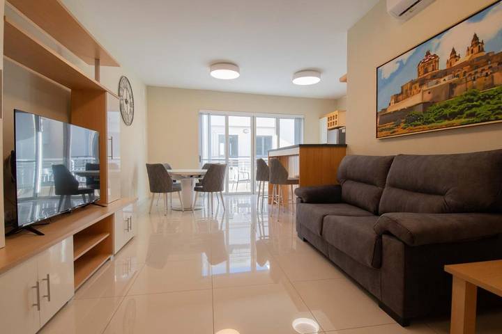 Vakantieappartement voor 4 personen, met balkon in Sliema