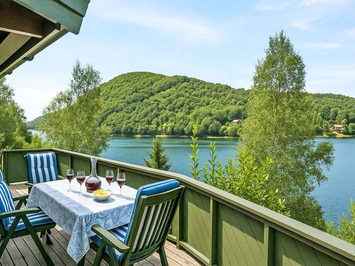 Ferienhaus für 5 Personen, mit Terrasse und Garten sowie Seeblick in Lyngdal - 2
