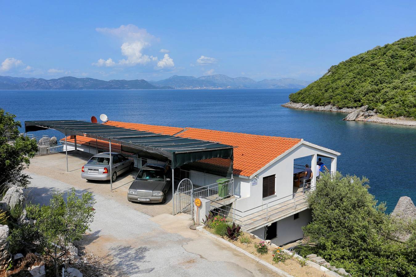 Ganze Wohnung, 2-Zimmer-Ferienwohnung am Strand Bucht Slivnica - Velika Prapratna, Peljesac A-10106-c in Trpanj, Dubrovnik-Neretva