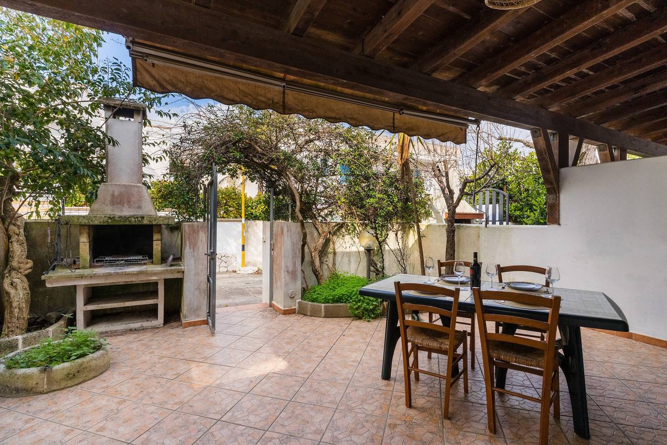 Ferienhaus 'Casa Linda in Torre dell'Orso' mit privatem Garten, Wlan und Klimaanlage in Melendugno, Lecce Provinz