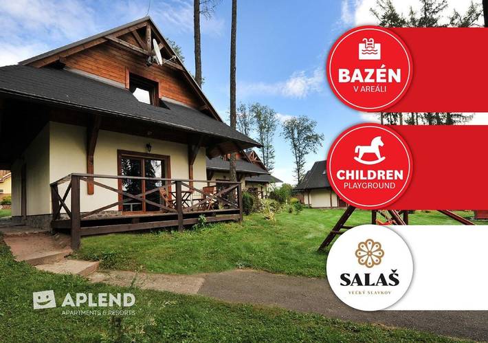 Vakantiepark voor 12 personen, with Terras and Tuin as well as Zwembad and Sauna in Slowakije