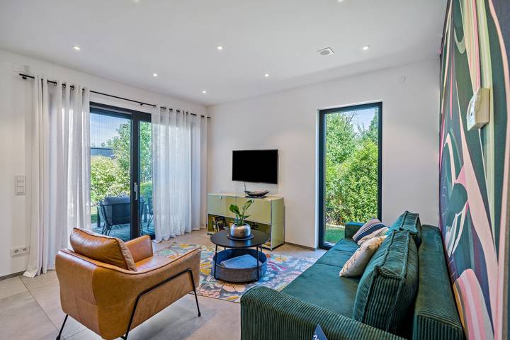Appartement entier, Appartement Nest20 avec terrasse privée et Wi-Fi in Ettenheim, Forêt-Noire centrale